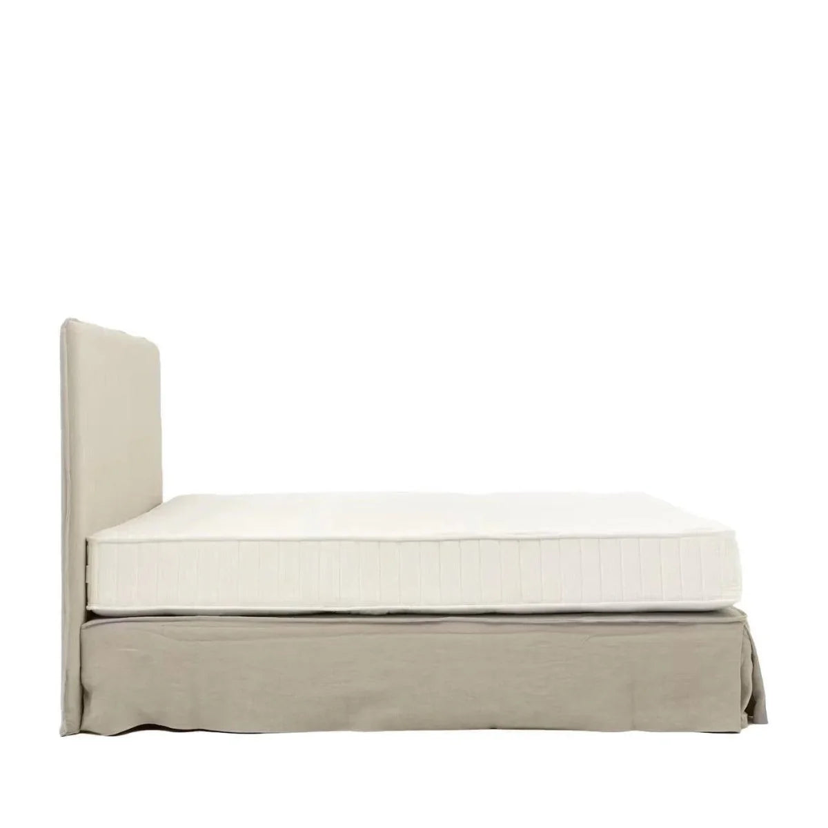 Bett mit Bezugsstoff SANDRINE